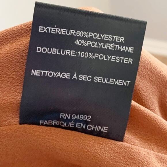 Jonathan Simkhai Tessa Vegan Leather Pants 2 Brown NWT - Picture 10 of 10